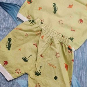 pure cotton baby suit set...