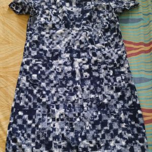 Target Womens Size 10 Blue White Dress New