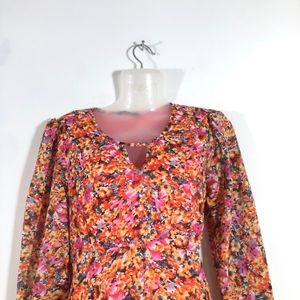 Multi Colour Printed Dress(Women’s)