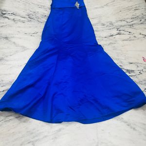 Royal Blue Off Shoulder Dress