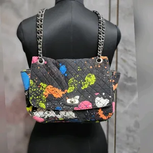 Black Multi Sling Bag