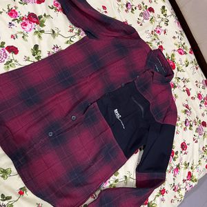 SF JEANS CO Red Checked Shirt