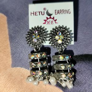 Oxidized Earrings