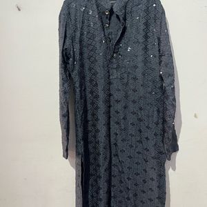 Elegant Blue Kurta Ensemble