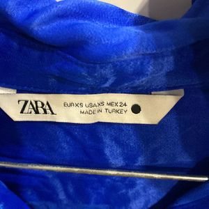 ZARA Women Shirt Blue