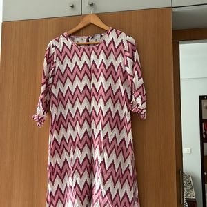 Patterned kurta by Zudio