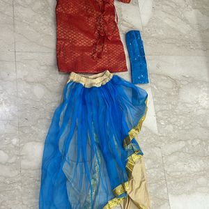 New Bharatnatyam Dress For Girls