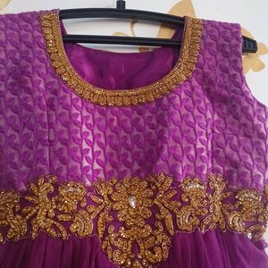 Purple Ethnic Gown