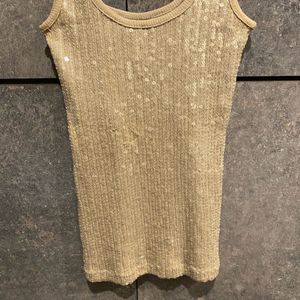 Sequinned Tank Top