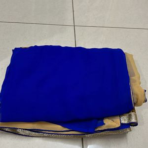 ROYAL BLUE COLOUR WOMEN SAREE