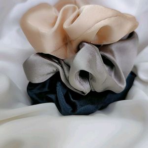 3 New Scrunchies(satin)