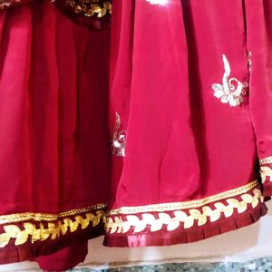 Lehenga Round Kurti With Dupatta 💝