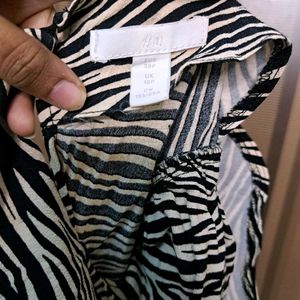 Zebra Print H&m Dress