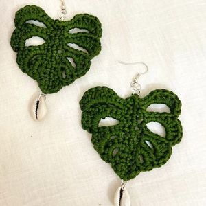 Crochet handmade earing mono Colour