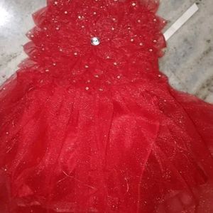 CUte Red Dress For Babies