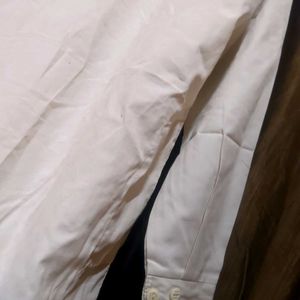 Mens White Plain Kurta