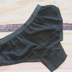 3 Black Colour Underwear For Women