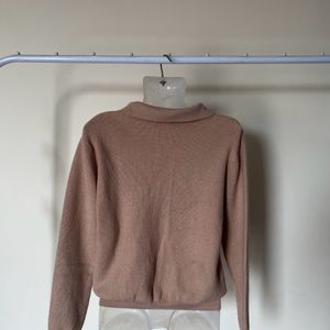 Nude Collar Sweater