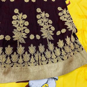 Maroon Lehenga Choli For Women