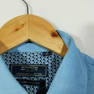 Arrow Blue Slim Fit Shirt(Men's)