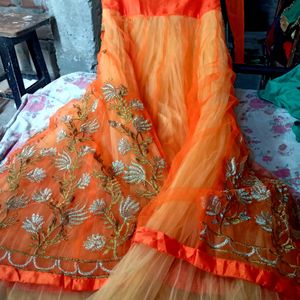 A New Gown Orange Colour