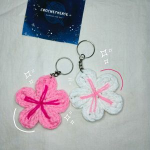 Flower Keychains 🌸