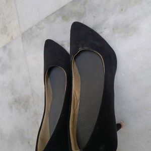 Black Pencil Heels Size 40,Uk 7