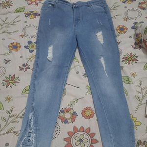 Slim Fit Light Bule Jeans