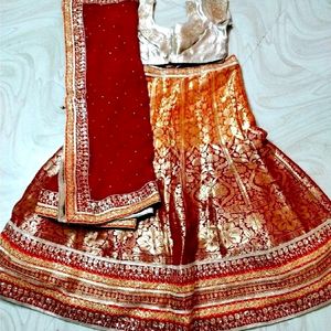 BENARASI LEHENGA CHOLI SET FOR WOMEN