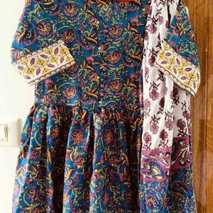 Multi Floral Kurta Set