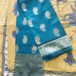 Banarasi Silk Saree With Blouse Piece