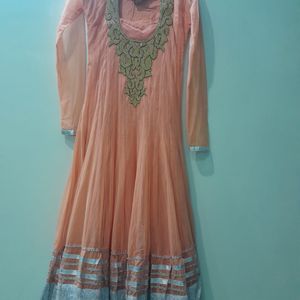 Peach Colour Lady Suit