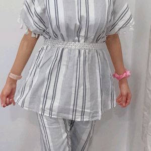 Beautiful Striped Co-ord Set