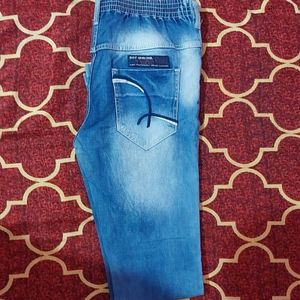 Blue Wash Straight Fit Jeans