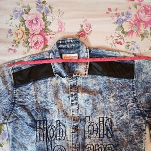 Denim Print Shirt