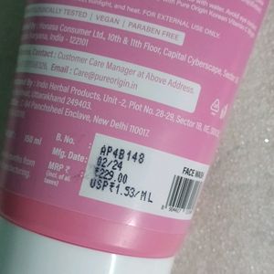 (Sealed) Korean Vitamin C Facewash Pure Origin