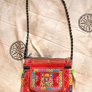 Embroidered Slingbag