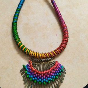 Silk Thread Necklace