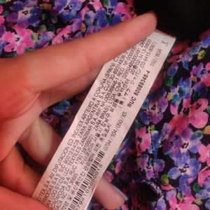 Zara Purple Floral Dress