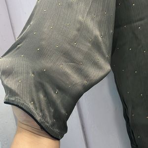 Silver Kurta Silk