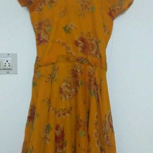 Yellow Floral Dress