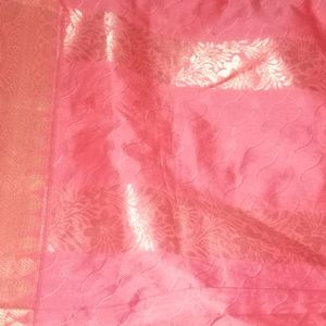 Baby Pink Colour Saree