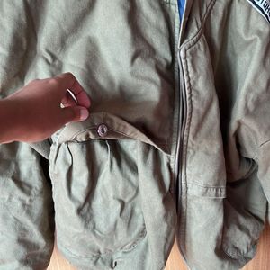 Stylish Khaki Jacket By Roadster