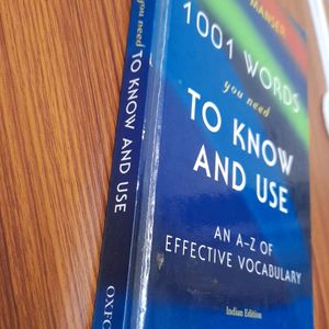 1001 WORDS you need TO KNOW AND USE. An A-Z of Free Effective Vocabulary.