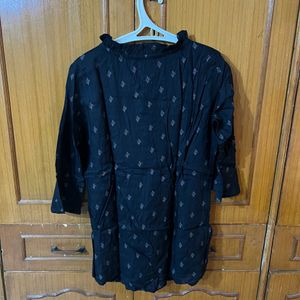 Black Kurti Top