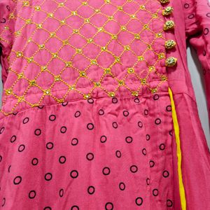 Beautiful Pink Kurti