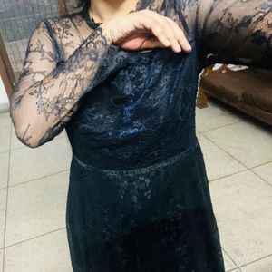 Floral Lace Long Dress