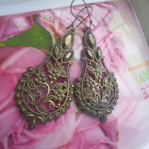 Traditional Oxidised Earrings