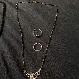 2 Mangalsutra With 3 Rings