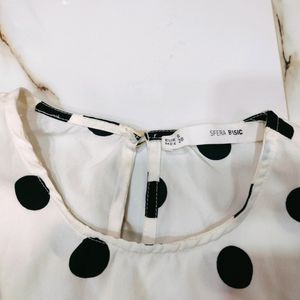 Polka Dot Korean Top